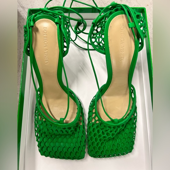 🆕 AUTHENTIC Bottega Veneta Stretch Lace-Up Sandal - Picture 4 of 6